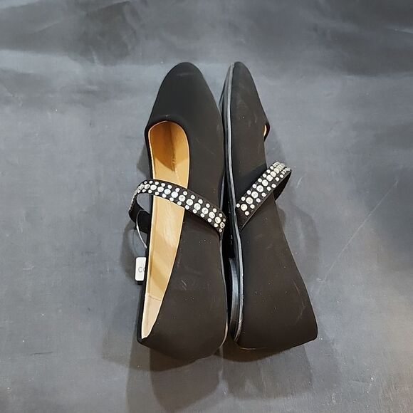 BRAND NEW LYNX RHINESTONE STRAP SLIP-ON BALLET FLAT. - Picture 8 of 15